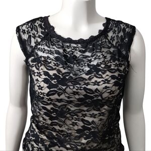 Y2K Intense Women's Lace Whimsigoth Fairygoth Witchy Emo Rock Top Size Medium